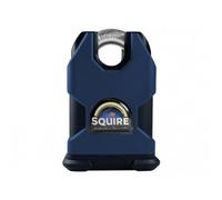 Squire Stronghold Solid Steel Padlock Multi Colour (50mm Closed Shackle Cen4, Boxed)