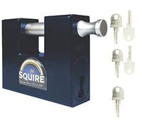Squire Stronghold WS75 Container Padlock - High Security- 10 Year Manufactures Guarantee - 5 x Keys Included