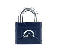Squire HSQSLP50 Stronglock Plus Laminated Padlock 50mm - Heavy-Duty Security Lock with Hardened Steel Shackle - Weather-Resistant - Ideal for Gates, Sheds, Lockers & Outdoor Storage, Silver