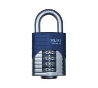 Squire Vc50Bx Vulcan Open Boron Shackle Combination Padlock 50mm Boxed Hsqvc50Bx
