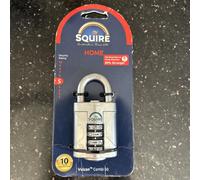 Squire Vulcan 50mm 4-Dial Combination Code Heavy Duty Steel Shackle Padlock