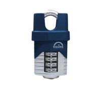 Henry Squire Vulcan 4 Wheel Closed Shackle Combination Padlock, 40 mm (Length)