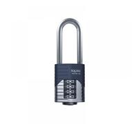 Squire Heavy Duty Padlock (Vulcan Combi 50/2.5) - Toughest Long Shackle - 4 Wheel Vulcan Padlock - Steel Cast Alloy for Corrosion Resistance - Weatherproof Lock for Home & School (Blue, 50 mm)