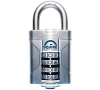 Squire Vulcan 4 wheel Combination Padlock hardened steel 50mm VULCAN-COMBI-50