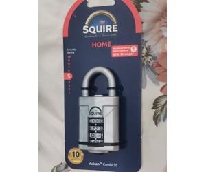Squire Vulcan Combi CP50 50mm Combination Boron Shackle Padlock