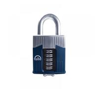 Henry Squire Warrior 5 Wheel Open Shackle Combination Padlock, 65 mm (Length)