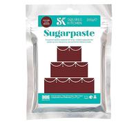 Squires Kitchen Coco Brown Ready To Roll Sugarpaste Icing for Decorating Cakes, Cupcakes and Cookies, Premium Quality Rolled Fondant - 250g