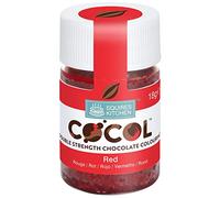 Squires Kitchen COCOL Double Strength Chocolate Colouring - The ultimate product for adding colour to chocolate and for making your own transfer sheets - Red 18g