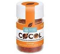 Squires Kitchen COCOL Double Strength Chocolate Colouring - The ultimate product for adding colour to chocolate and for making your own transfer sheets - Orange 18g