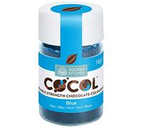 Squires Kitchen COCOL Double Strength Chocolate Colouring - The ultimate product for adding colour to chocolate and for making your own transfer sheets - Blue 18g
