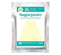 Squires Kitchen Delicate Lemon Ready To Roll Sugarpaste Icing for Decorating Cakes, Cupcakes and Cookies, Premium Quality Rolled Fondant - 250g