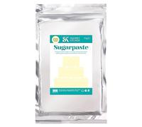 Squires Kitchen Delicate Lemon Ready To Roll Sugarpaste Icing for Decorating Cakes, Cupcakes and Cookies, Premium Quality Rolled Fondant - 1kg