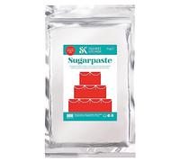 Squires Kitchen Glamour Red Ready To Roll Sugarpaste Icing for Decorating Cakes, Cupcakes and Cookies, Premium Quality Rolled Fondant - 1kg