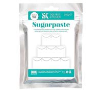 Squires Kitchen Ready to Roll Sugarpaste Icing for Decorating Cakes, Cupcakes & Cookies, Premium Quality Rolled Fondant - Bridal White 250g