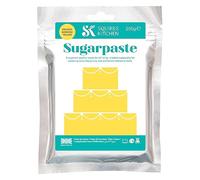Squires Kitchen Sunshine Yellow Ready To Roll Sugarpaste Icing for Decorating Cakes, Cupcakes and Cookies, Premium Quality Rolled Fondant - 250g