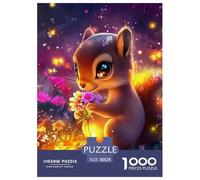 Squirrel, 1000-piece Jigsaw Puzzle, Structured Thinking Challenge Offering Purposeful Engagement Away from Screens, Enjoyable Independent Pastime Cultivating Resilience Focus Control, Suitable for Age