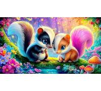 squirrel 1000 Piece Jigsaw Puzzles for Family Challenging Puzzle Games 38x52cm/1000pcs