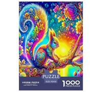 Squirrel 1000 Pieces Jigsaw Puzzles with Paper Art Perfect for Relaxation for Enthusiasts Fun Challenges 70x50cm/1000pcs