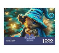 Squirrel 1000 Pieces Premium Jigsaw Animal Age 12+ Quirky, Abstract Design, Home Decoration, Educational, Challenging Puzzle Games 70x50cm/1000pcs