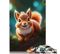 Squirrel 500 Piece Jigsaw Puzzles for Adults Jigsaw Puzzle 500 Pieces Jigsaws Adults Puzzles Gifts 500pcs (52x38cm)