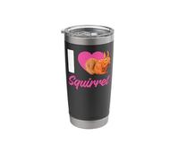 Squirrel Acorn Heart I Love Squirrels Stainless Steel Insulated Tumbler