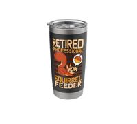 Squirrel Acorn Retired Professional Squirrel Feeder Stainless Steel Insulated Tumbler