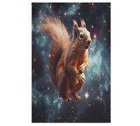 Squirrel Adults Wooden Jigsaw Puzzle,3D Puzzle for Kids Wooden Puzzle Toys for Family Game Play Collection Best Gift,Brain Training 1000 Piece （78×53cm）