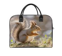 Squirrel Animal Laptop Tote Bag Casual Travel Handbag Multi Pocket Shoulder Bags for Work Travel