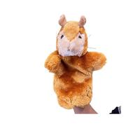 (Squirrel) Animal Plush Hand Puppet Toy Cartoon Glove Role Play Interactive Educational