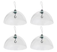 Squirrel Baffle Dome Adjustable Hook Bird Feeder Hanging Guard (Pack of 4)
