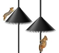 Squirrel Baffles for Bird Feeders Rotatable Squirrel Shield Outside