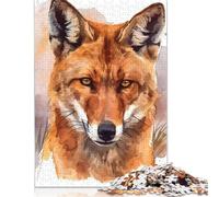 Squirrel Beauty Watercolor Puzzle 1000 Piece Adult Jigsaw Puzzle Puzzles for Adults & Teenager for Adults Puzzles 1000pcs (75x50cm)