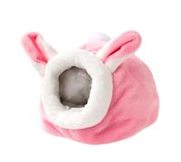 Squirrel Bed - Cute Soft Bedding House for Bunny - Non-Slip Hamster Hammock Small Animal Cage Accessories for Dwarf Hamsters, Hedgehogs, and Tiny Rabbits