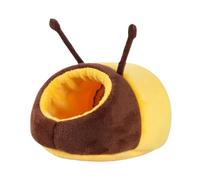 Squirrel Bed - Cute Soft Bedding House for Bunny - Non-Slip Hamster Hammock Small Animal Cage Accessories for Dwarf Hamsters, Hedgehogs, and Tiny Rabbits