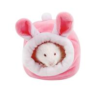 Squirrel Bed - Cute Soft Bunny Bed | Hamster Sleeping Bag Hamster Hammock Non-Slip Bedding House Small Animal Cage, Adorable Bunny Pet Bed Soft Bunny Shaped Bed for Dwarf Hamsters Tinny Hedgehogs