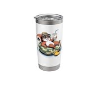 Squirrel Boba Pearl Milk Tea Squirrels Stainless Steel Insulated Tumbler