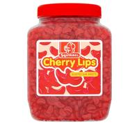 Squirrel Cherry Lips Candy Jar 2.25kg - Valeo Sweets, Classic Cherry Flavor, Bulk Candy, Perfect for Sharing, Parties, and Sweet Treats