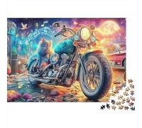 Squirrel Couple Jigsaw Puzzle for Adults Fun 1000 Piece Beautiful Pictures Toy Intellectual Game Stress Relief Toy Education Game Home Decoration Premium & Durable (1000pcs (75x50cm))