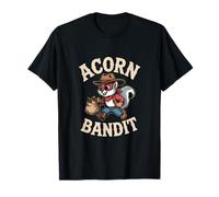 Squirrel Cowboy Acorn Bandit Fun T-Shirt