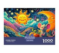 Squirrel Cozy SceneOverwhelming 1000-Piece Jigsaw Puzzles for Adults A Crusade Through Impossible, Hard, And Difficult Challenging Puzzle Games - The Most Prestigious Gift for Adult And Teenage Conqu