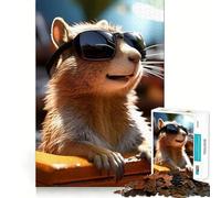 Squirrel Cute Squirrels 1000 Piece Jigsaw Puzzles for Adults Teenagers Cognitive Toy Leisure Fun Pattern Assembly Festive Gift 50x75cm