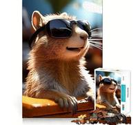 Squirrel Cute Squirrels Jigsaw Puzzles 1000 Pieces for Teenagers Thought Toy Shared Fun Precise Edge Santa Wish Item 38x52cm
