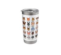 Squirrel Faces Stainless Steel Insulated Tumbler