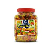 Squirrel Floral Gums 2.25kg Resealable Jar | Traditional Scented Sweets | Bulk Retro Confectionery for Sharing and Gifting