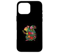 Squirrel Flower Case for iPhone 16 Pro Max