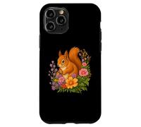 Squirrel Flower Floral Cute Squirrels Lover Case for iPhone 11 Pro
