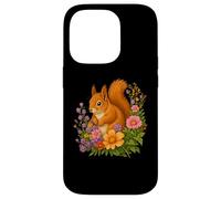 Squirrel Flower Floral Cute Squirrels Lover Case for iPhone 14 Pro