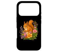 Squirrel Flower Floral Cute Squirrels Lover Case for iPhone 17 Pro