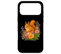Squirrel Flower Floral Cute Squirrels Lover Case for iPhone 17 Pro Max