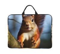 Squirrel Funny Animal Laptop Case 14 Inch Laptop Sleeve Computer Carrying Bag Shockproof Protective Notebook Case Portable Laptop Bag Waterproof Briefcase Bag for Men Women